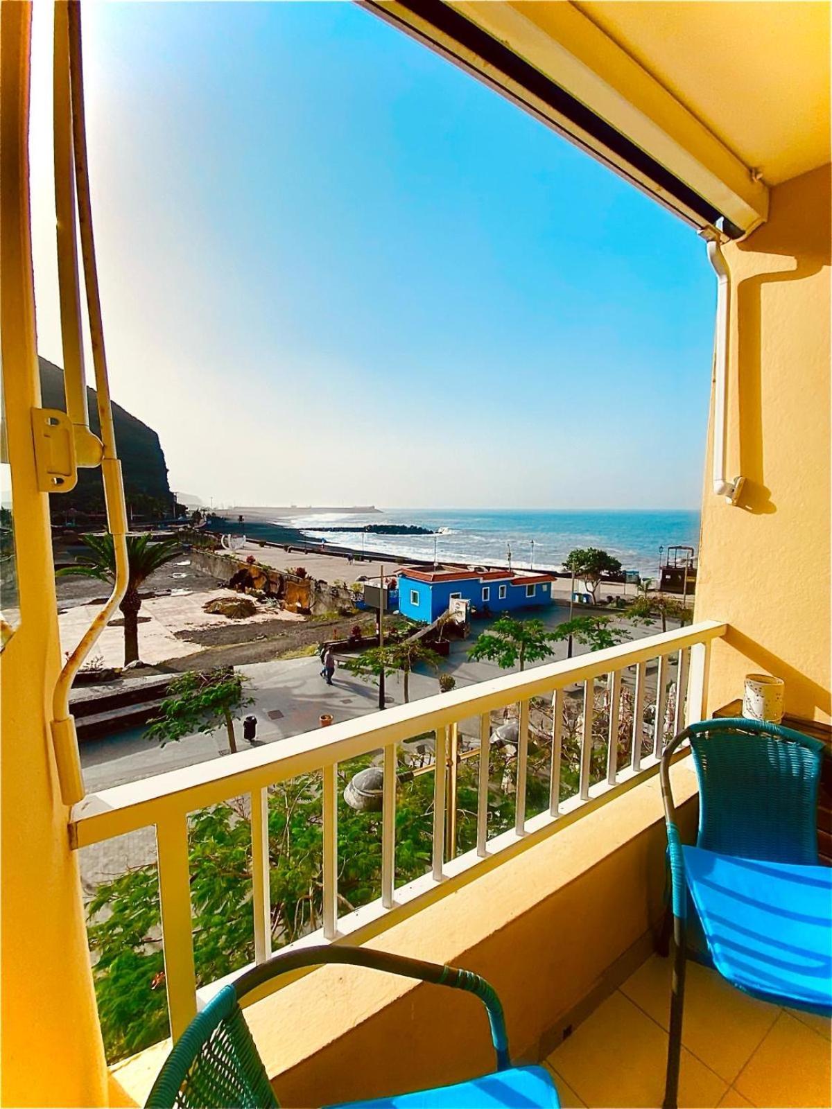 Casa Del Mar, Sunny Ocean View Appartement Right At The Beach! Los Llanos De Aridane Exterior foto