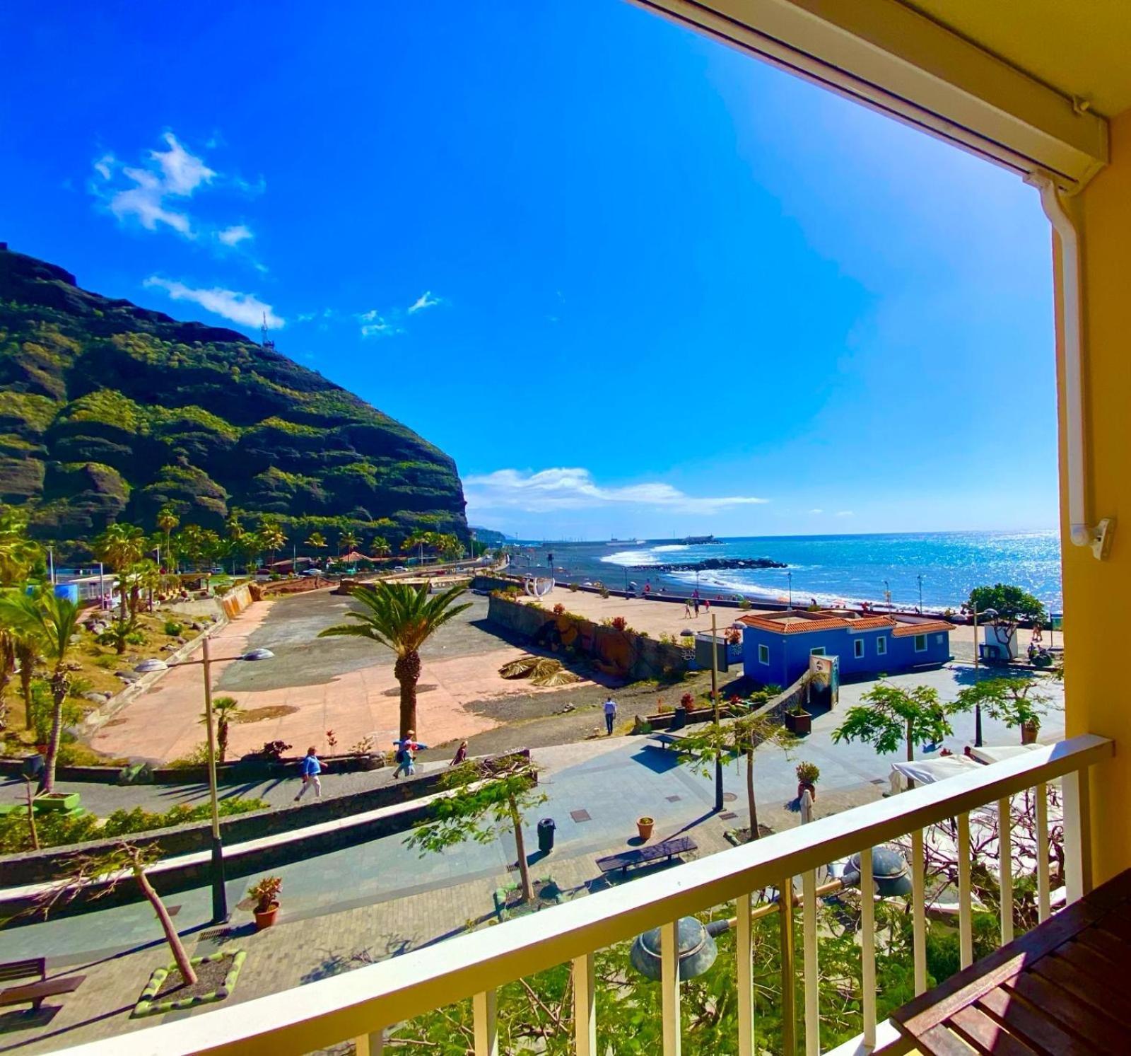 Casa Del Mar, Sunny Ocean View Appartement Right At The Beach! Los Llanos De Aridane Exterior foto